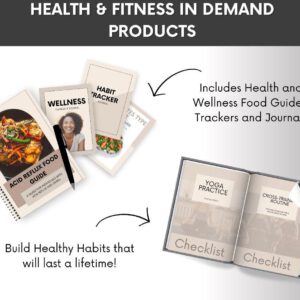 DFY Health & Fitness Bundle with PLR & MRR – Ready-to-Resell Ebooks, Planners & Guides